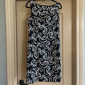Ann Taylor Sleeveless Crew Neck Knee-Length Dress-Size 12